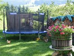 Trampolinspringen macht Spaß